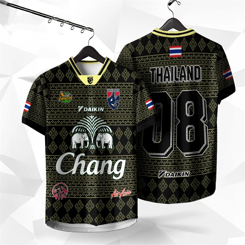 Thai Silk Blouse - Camiseta con Estampado 3D de Elefantes