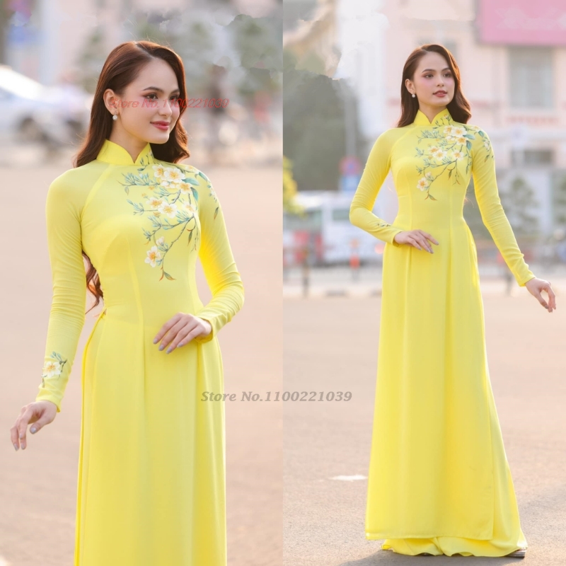 Ao Dai Vietnam Dress - ﻿ 2026 tradicional ao dai mejorado