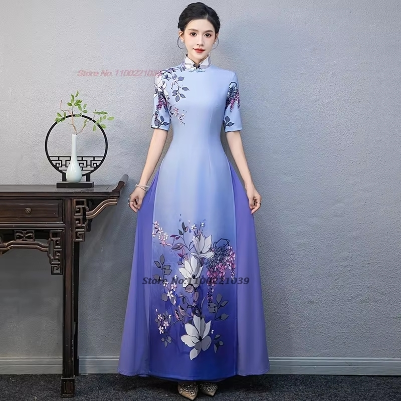 Ao Dai Vietnam Dress - Vestido tradicional vietnamita 2026, ao dai