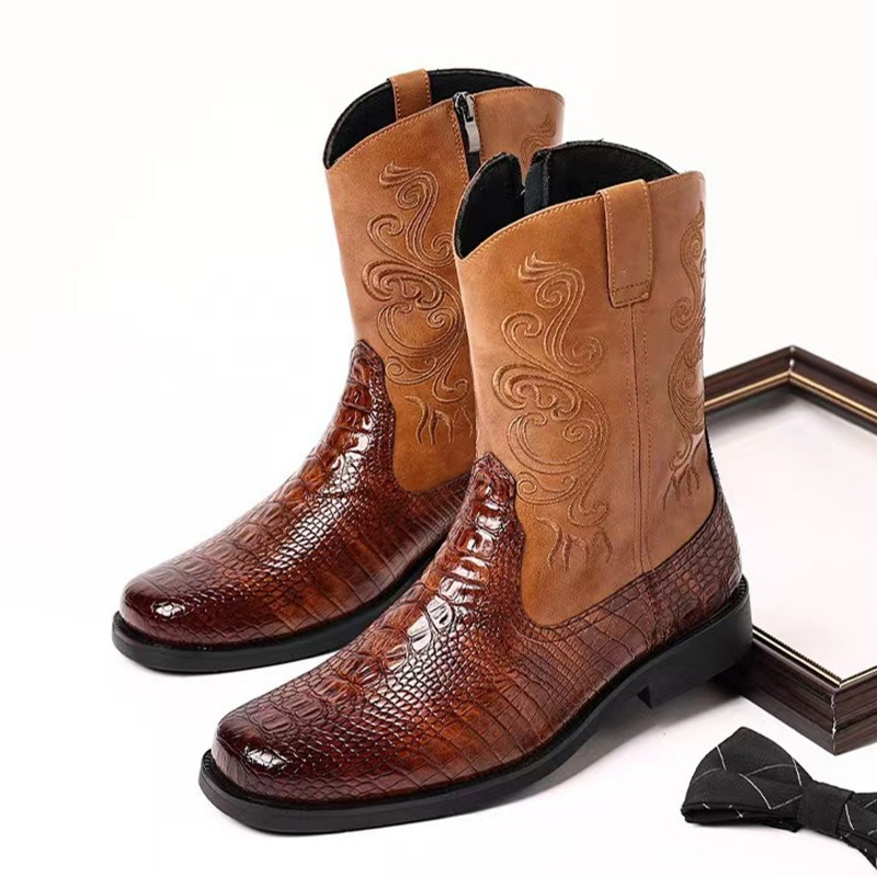 Ethnic Fashion In - Botas de vaquero del oeste para