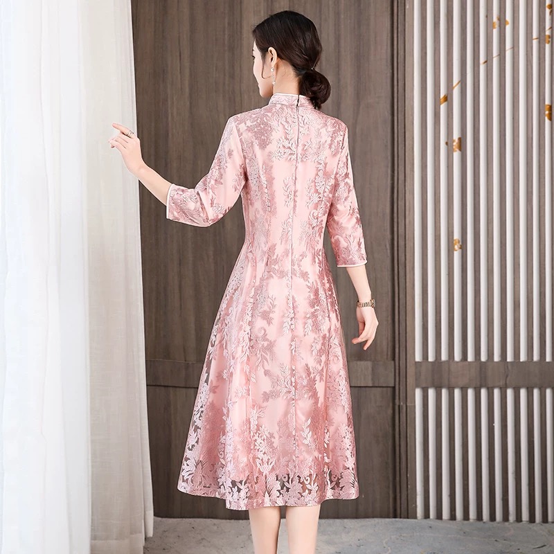 Elegante mujer Aodai Vietnam C - Ao Dai Vietnam Dress reseña y precio