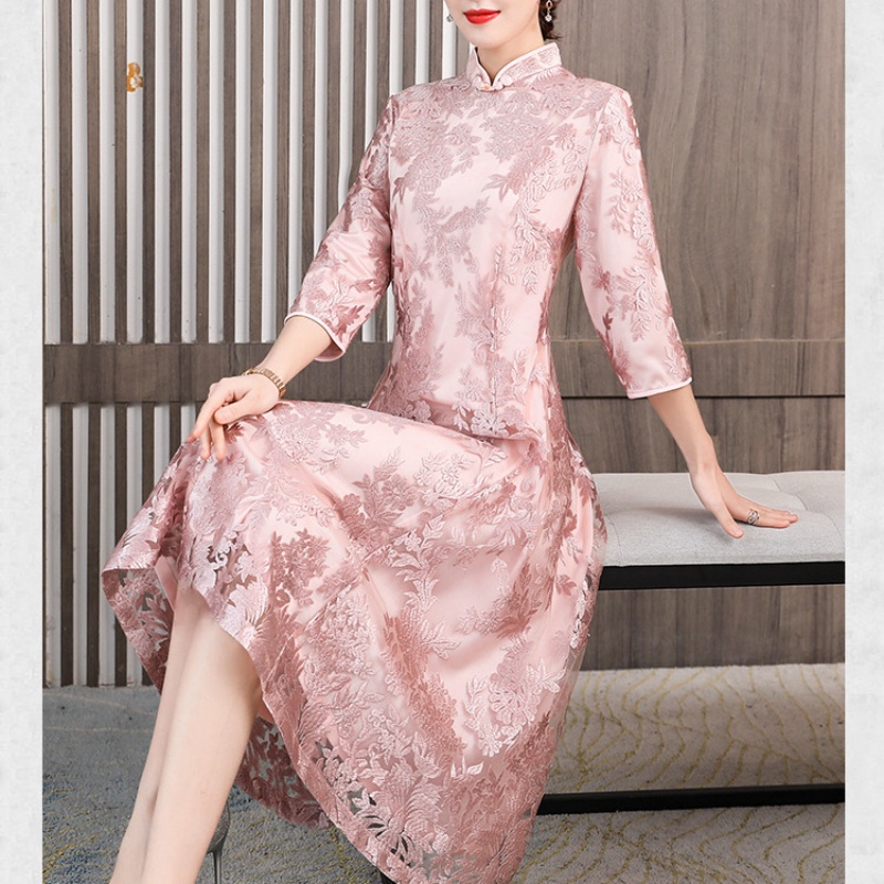 Elegante mujer Aodai Vietnam C - Ao Dai Vietnam Dress reseña y precio