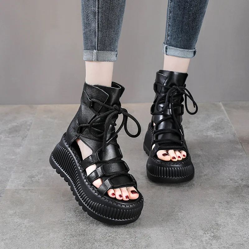 Botines étnicos de cuero genui - Ethnic Fashion In reseña y precio
