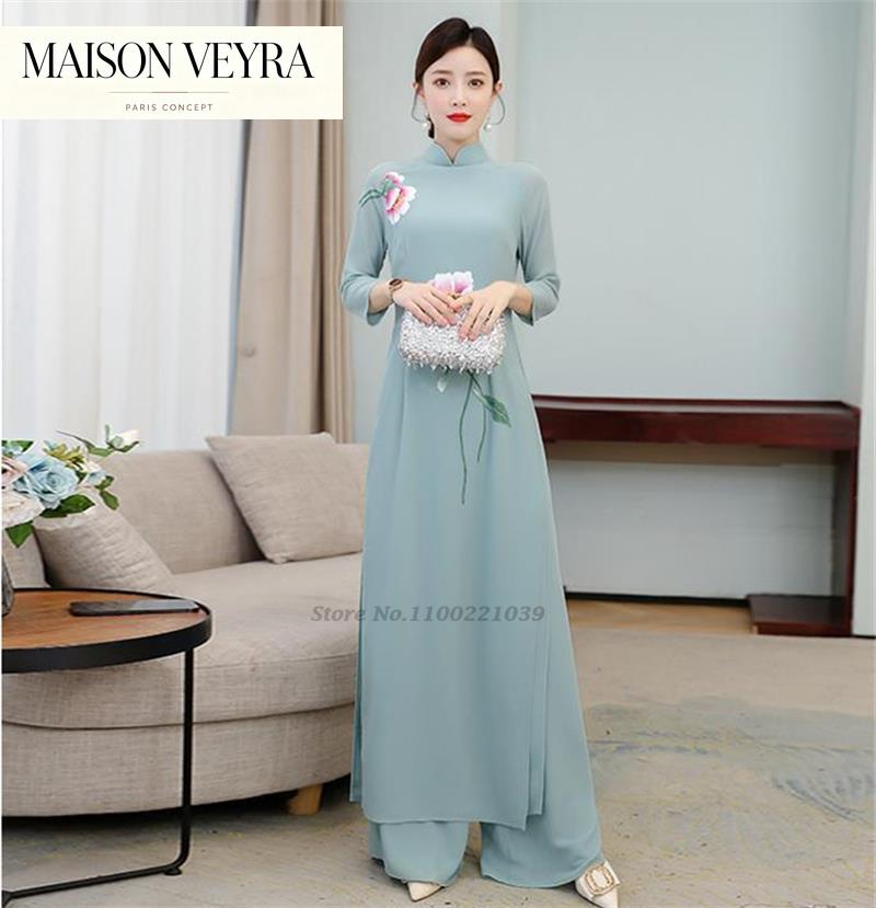 Vestido Aodai Vietnamita 2026, - Ao Dai Vietnam Dress reseña y precio