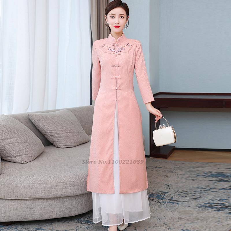 2026 Vietnam Aodai, Conjunto d - Ao Dai Vietnam Dress reseña y precio