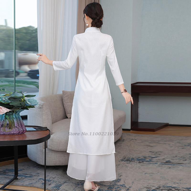 2026 Vietnam Aodai, Conjunto d - Ao Dai Vietnam Dress reseña y precio
