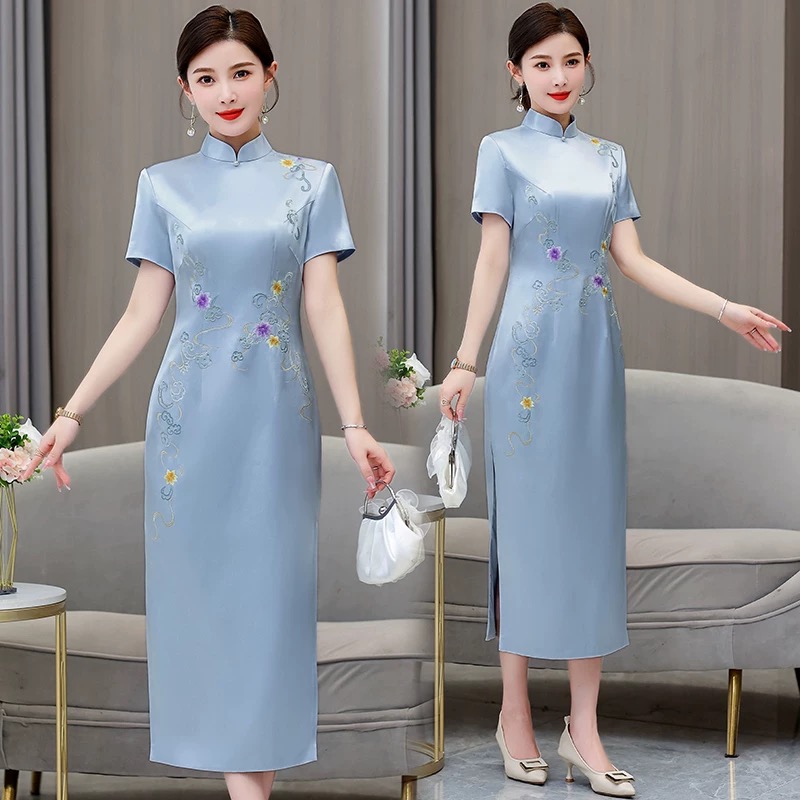 Cheongsam Aodai de estilo étni - Ao Dai Vietnam Dress reseña y precio