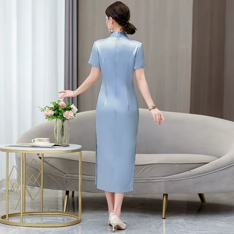 Cheongsam Aodai de estilo étni - Ao Dai Vietnam Dress reseña y precio