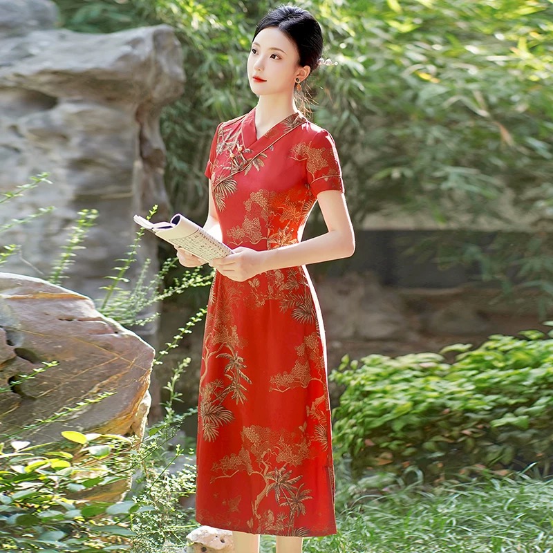 Vietnam Aodai Cheongsam Vintag - Ao Dai Vietnam Dress reseña y precio