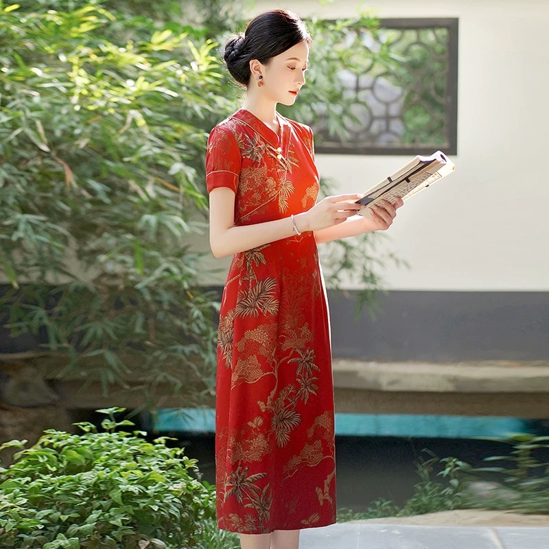 Vietnam Aodai Cheongsam Vintag - Ao Dai Vietnam Dress reseña y precio