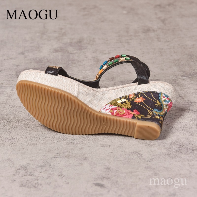 Sandalias de Plataforma con Cu - Ethnic Boho Fashion reseña y precio