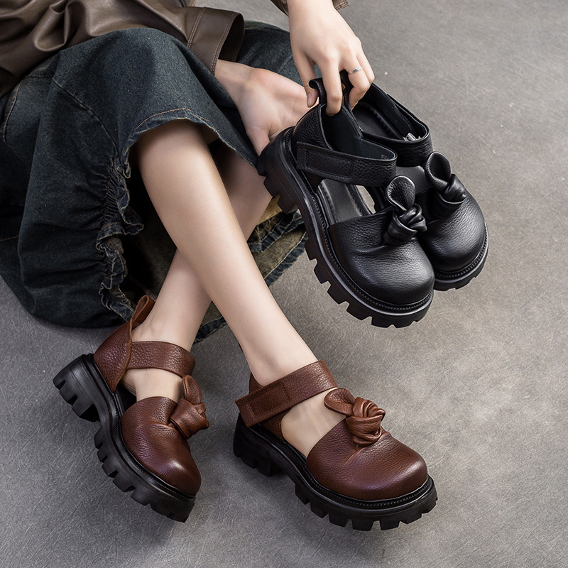 Zapatos de Plataforma con Nudo - Ethnic Fashion In reseña y precio