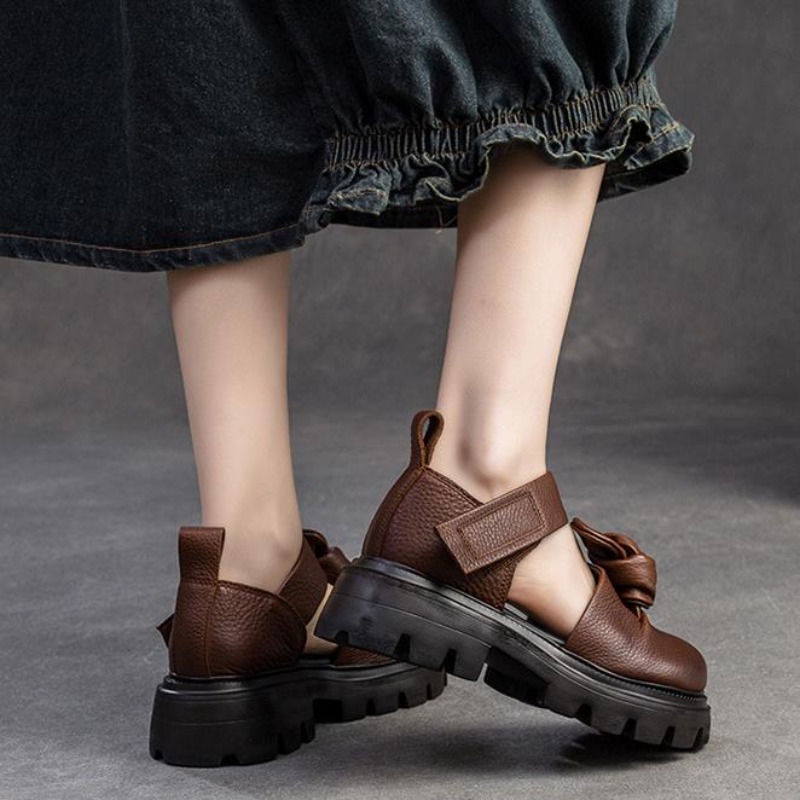 Zapatos de Plataforma con Nudo - Ethnic Fashion In reseña y precio