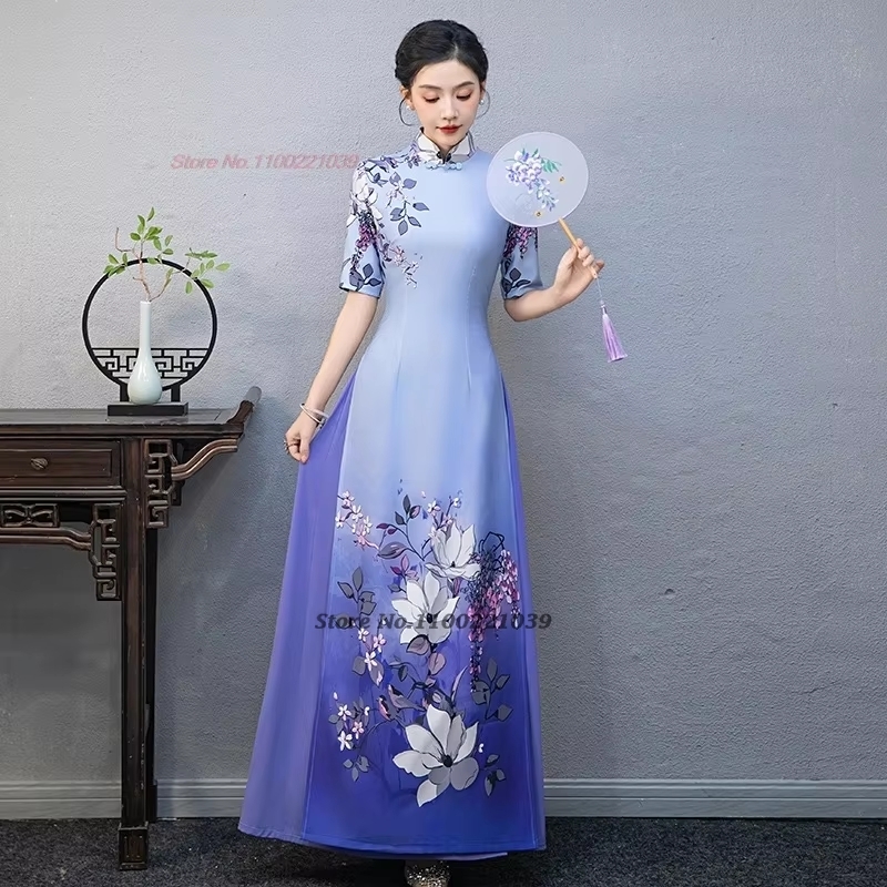 Vestido tradicional vietnamita - Ao Dai Vietnam Dress reseña y precio