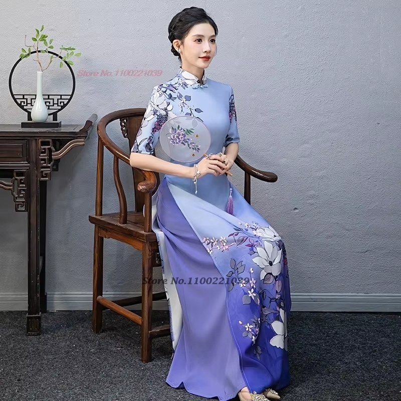 Vestido tradicional vietnamita - Ao Dai Vietnam Dress reseña y precio