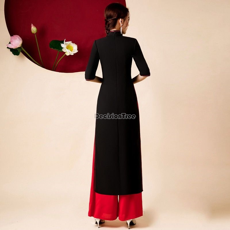 Qipao de danza clásico y elega - Ao Dai Vietnam Dress reseña y precio