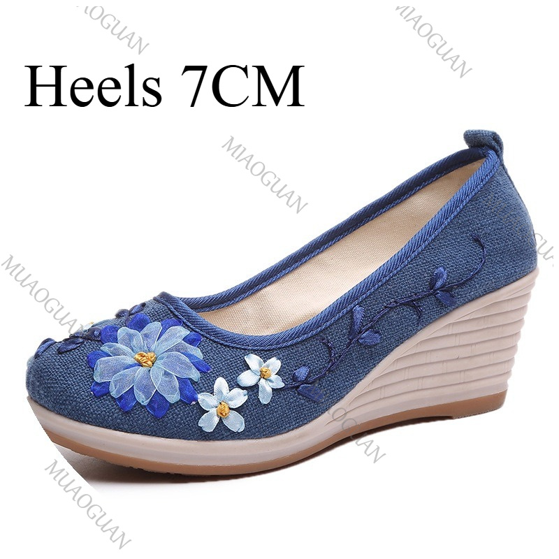 Zapatos de Plataforma con Cuña - Ethnic Fashion In reseña y precio