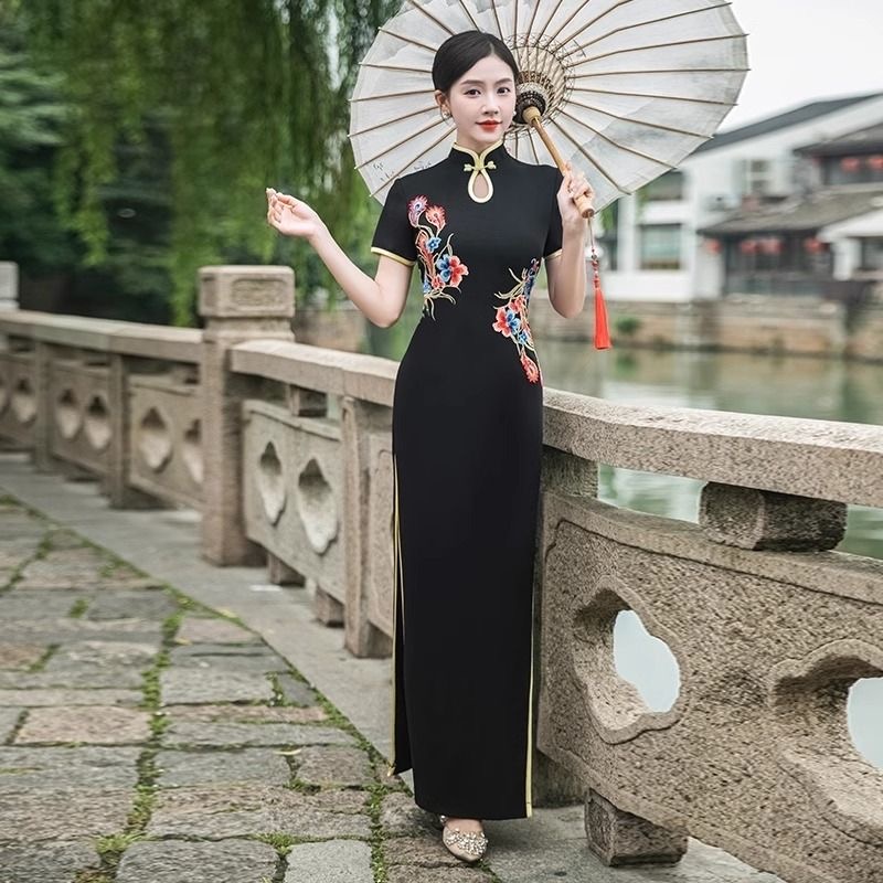 Vestido de fiesta de boda trad - Ao Dai Vietnam Dress reseña y precio
