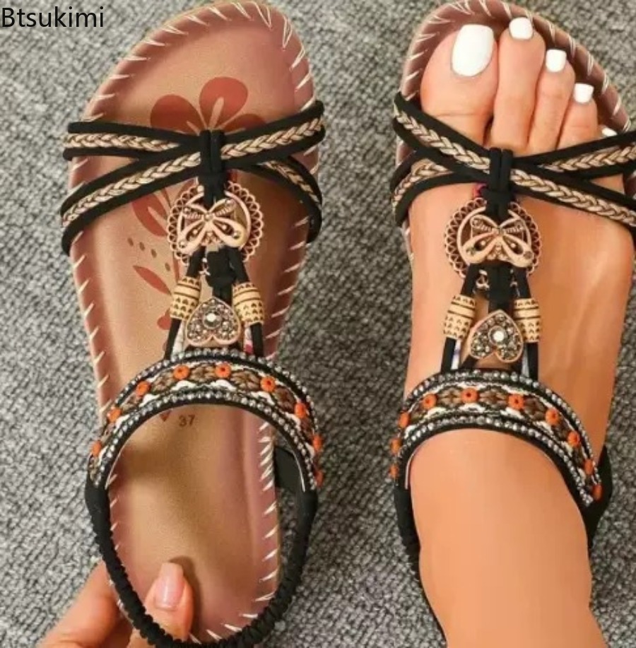 Sandalias Bohemias para Mujer, - Ethnic Fashion In reseña y precio