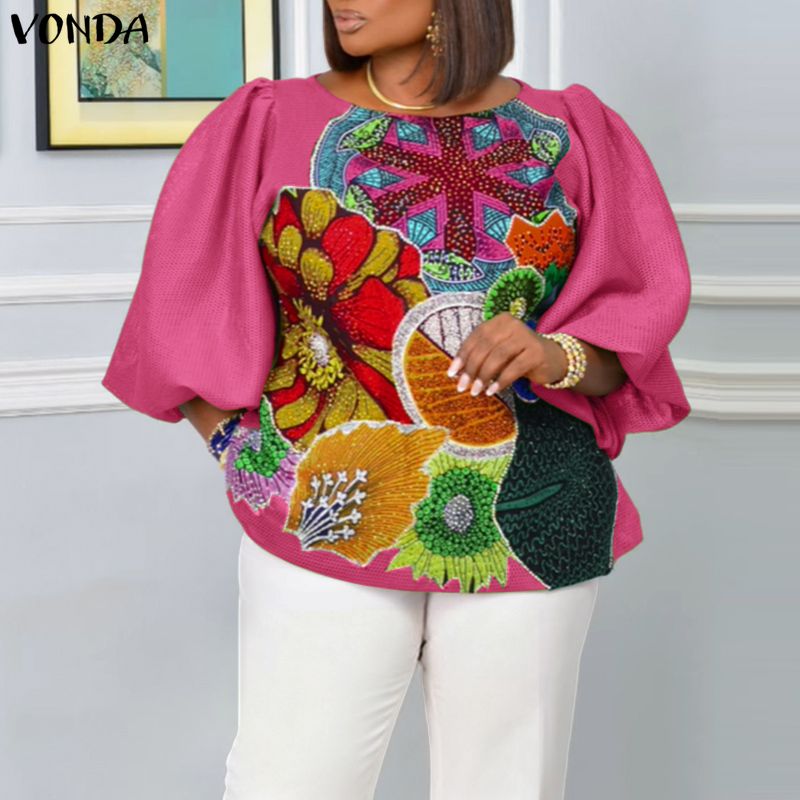 Blusa de talla grande 5XL VOND - Ethnic Fashion In reseña y precio