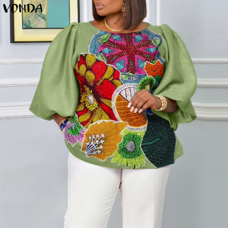 Blusa de talla grande 5XL VOND - Ethnic Fashion In reseña y precio