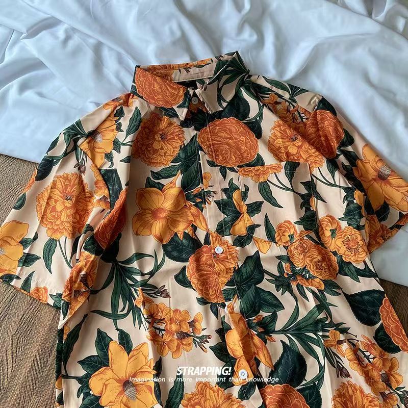 Camisa de manga corta con esta - Thai Silk Blouse reseña y precio