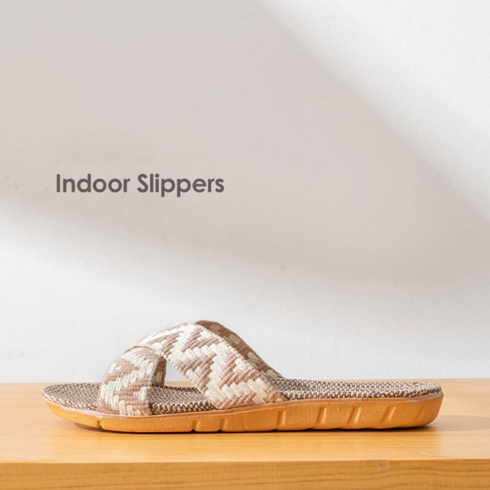 Pantuflas de Lino de Estilo Ét - Ethnic Fashion In reseña y precio